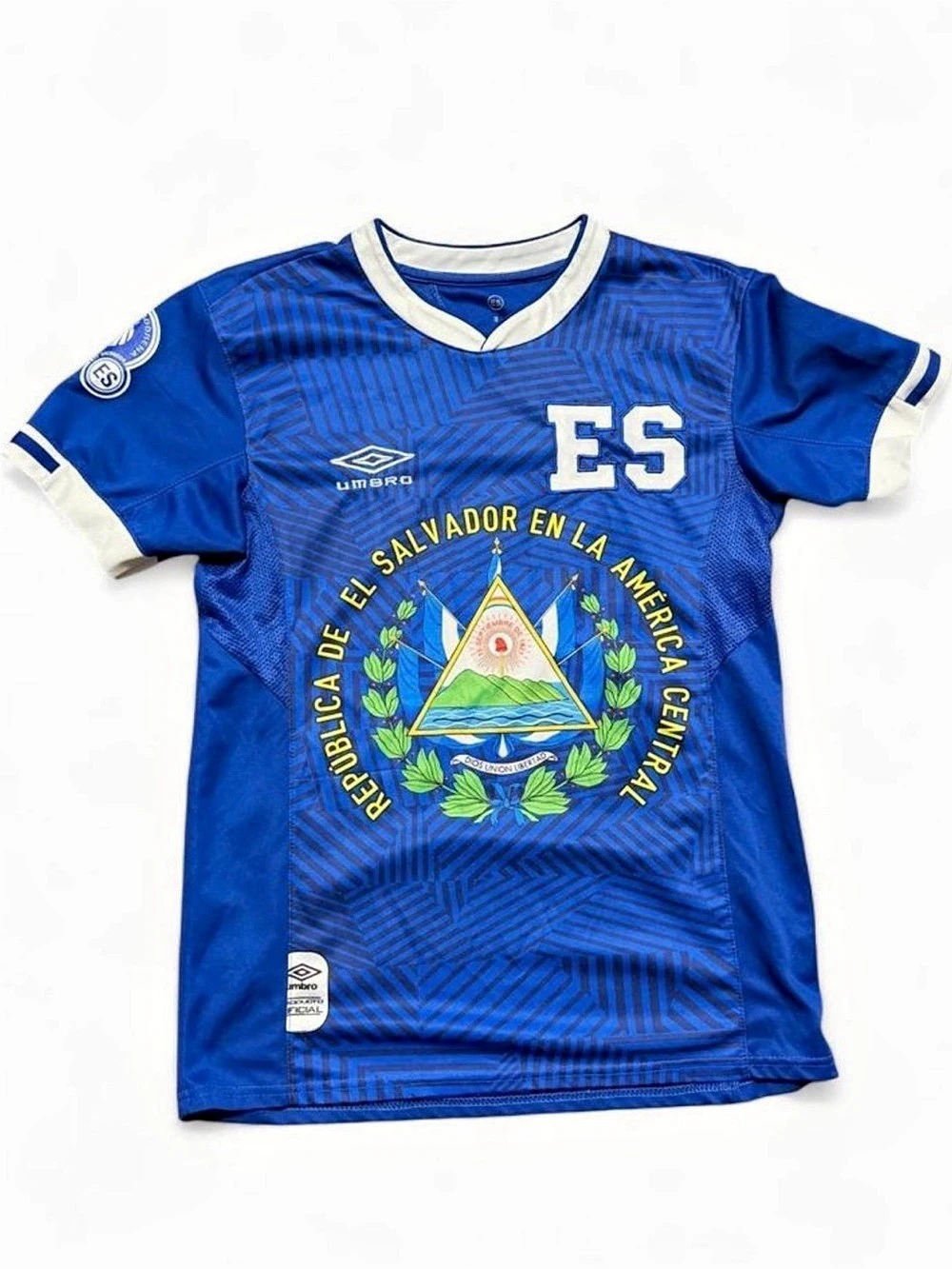 Umbro El Salvador Soccer Jersey Blue Men’s Small S National Team ES